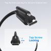 imageCable Matters USBIF Certified 20Gbps USB4 Cable with Top Screw Lock 66ft Up to 8K30Hz  4K120Hz Video 240W Charging 20Gbps Data Transfer USB C Cable with Screw LockUSB C Locking Cable