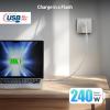 imageCable Matters USBIF Certified 40Gbps USB 4 Cable  33ft Supports Up to 8K60Hz  4K240Hz Video 240W Charging 40Gbps Data Transfer USB4 Cable Black Compatible with Thunderbolt 4 MacBookWhite