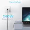 imageCable Matters USBIF Certified 80Gbps USB 4 Cable  49ft Supports Up to 8K120Hz  4K480Hz Video 240W Charging 80Gbps Data Transfer USB4 Cable Compatible with Thunderbolt 54 MacBookBlack