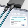 imageCable Matters USBIF Certified 80Gbps USB 4 Cable  49ft Supports Up to 8K120Hz  4K480Hz Video 240W Charging 80Gbps Data Transfer USB4 Cable Compatible with Thunderbolt 54 MacBookBlack