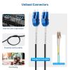imageCable Matters Uniboot OS2 LC to LC Outdoor Armored Fiber Patch Cable 50ft  Single Mode Duplex 9125 LSFRZH Direct Burial Support with UV Resistant and Fire Retardant Cable Jacket  50 Feet  152m50 Feet