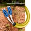imageCable Matters Uniboot OS2 LC to LC Outdoor Armored Fiber Patch Cable 50ft  Single Mode Duplex 9125 LSFRZH Direct Burial Support with UV Resistant and Fire Retardant Cable Jacket  50 Feet  152m100 Feet