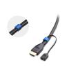 imageCable Matters Unidirectional Active 48Gbps Ultra HD 8K Long HDMI Cable 25 ft  75m with HDR for PS5 Xbox Series XS RTX3080  3090 RX 68006900 Apple TV and More25 ft