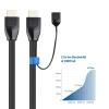 imageCable Matters Unidirectional Active 48Gbps Ultra HD 8K Long HDMI Cable 25 ft  75m with HDR for PS5 Xbox Series XS RTX3080  3090 RX 68006900 Apple TV and More25 ft