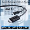 imageCable Matters Unidirectional USB C to HDMI 21 Cable  6ft Support 4K240Hz and 8K60Hz HDR  Thunderbolt 4 Thunderbolt 5 USB 4 Compatible with MacBook Pro XPS ThinkPad  Max 4K 60Hz on macOS15 Feet