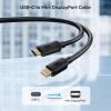 imageCable Matters Unidirectional USB C to Mini DisplayPort Cable  6ft USB C to Mini DP Cable Supporting 4K 60Hz  Not Compatible with USBC or Thunderbolt 3 Storage Not for ThunderboltUSBC Monitor