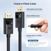 imageCable Matters VESA Certified 324Gbps DisplayPort 14 Cable  6ft Support 8K 60Hz 4K 240Hz DisplayPort Cable 14 with FreeSync GSYNC and HDR for Gaming Monitor PC RTX 40804090 RX 680069006 Feet