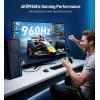 imageCable Matters VESA Certified 80Gbps DisplayPort 21 Cable  66ft  2m DP80 Cable with 16K 60Hz 8K 240Hz 4K 240Hz FreeSync GSYNC and HDR for Gaming Monitor PC RTX 40804090 RX 7900 Black33 Feet