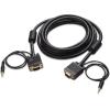 imageCable Matters VGA Cable with Audio SVGA Monitor Cable with 35mm Stereo Audio 6 Feet10 Feet