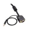 imageCable Matters VGA Cable with Audio SVGA Monitor Cable with 35mm Stereo Audio 6 Feet15 Feet