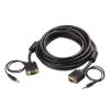imageCable Matters VGA Cable with Audio SVGA Monitor Cable with 35mm Stereo Audio 6 Feet15 Feet