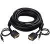 imageCable Matters VGA Cable with Audio SVGA Monitor Cable with 35mm Stereo Audio 6 Feet25 Feet