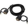imageCable Matters VGA Cable with Audio SVGA Monitor Cable with 35mm Stereo Audio 6 Feet6 Feet