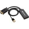 imageCable Matters VGA to HDMI Adapter for Monitor and TV VGA to HDMI Converter with Audio Support