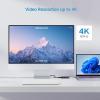 imageDesigned for Microsoft Surface Cable Matters 4in1 USB C Hub HDMI 4K60Hz 100W Charging 10Gbps USB and USBC Compatible with Surface Pro Surface Laptop Surface Book with USBC or Thunderbolt 4