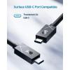 imageDesigned for Microsoft Surface Cable Matters USB4 Cable 6 ft Supports Up to 8K60Hz  4K240Hz Video 100W Charging 20Gbps Data Transfer for Surface Devices