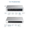 imageIntel Certified Cable Matters 40 Gbps 14in1 Thunderbolt Dock with Dual 4K 60Hz DisplayPort or HDMI 100w Charging Gigabit Ethernet Compatible with USB 4  Thunderbolt 4 for MacBook Pro Dell