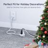 imageUL Listed Cable Matters 2Pack 16 AWG 2 Prong Extension Cord 6 ft 13A 3Outlet Extension Cords with Tamper Guard 13 Amp 1625 Watts WhiteWhite