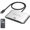 imageCable Matters 20Gbps USB C Switch for 2 Computers Supports Up to 8K30Hz on Windows 4K60Hz on macOS 140W PD for Sharing a USBCThunderbolt 4 Monitor or Dock Works with Thunderbolt 45 Laptops