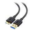 imageCable Matters 2Pack Micro USB 30 Cable  6ft External Hard Drive Cable USB to USBMicro B Cord Compatible with Seagate LaCie Toshiba Samsung Western DigitalWD External Hard Drive BlackBlack