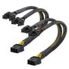 imageCable Matters 2Pack PCIe 8 Pin to Dual 8 Pin 62 Female to Male PCIe Power Adapter for GPUs  9 Inches 8 Pin PCIe Cable GPU Dual 8 Pin PCIe Cable