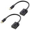 imageCable Matters 324Gbps 8K Mini DisplayPort to DisplayPort 14 Adapter Mini DP to DP 14 in Black  8K60Hz 4K240Hz Resolution Ready  Thunderbolt and Thunderbolt 2 Port Compatible2Pack