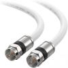 imageCable Matters 3Pack RG6 Coaxial Cable  3ft CL2 Rated for inWall UseCM Quad Shield Coaxial Cable Short Coax Cord for TV Digital Router Satellite Receiver and More BlackWhite