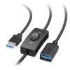 imageCable Matters 5Gbps USB 30 Extension Cable with On Off Switch with Data 6 ft Support Both Data and Power USB 30 On Off SwitchUSB On Off Switch6 Feet