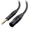 imageCable Matters 635mm 14 Inch TRS to XLR Cable  10ft Male to Male XLR to TRS Cable Black  Not for Microphone Use3 ft