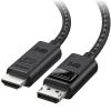 imageCable Matters 8K DisplayPort to HDMI 21 Cable  6ft with 4K 240Hz  8K 60Hz Unidirectional Display Port to HDMI 21 Cable Supports RTX4080 RX7900 Not Work with PS5Xbox No VRR Support