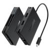 imageCable Matters 8in1 Portable 40Gbps USB4 Hub USB 4 Dock Dual DisplayPort 4K60Hz Single DP 4K240Hz8K60Hz 100W PD Gigabit Ethernet Limited macOS Display Support Thunderbolt 4 Compatible