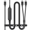 imageCable Matters Braided 2in1 USB C to USB C Cable  6ft 140W Smart Power Allocation for Laptops and Phones Supports Charging ampamp Data Transfer USB C Power Splitter Works with MacBook iPad iPhone