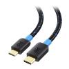 imageCable Matters Braided USB C to Micro USB Cable  33ft 3A15W Charging 480Mbps Data MicroUSB to USBC Cable MicroB 20 Cord for Game Controller Camera GPS Dash Cam and More Black6 Feet