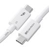 imageCable Matters Intel Certified 80Gbps Thunderbolt 5 Cable with up to 120Gbps Bandwidth Boost and 240W Charging  1m  33ft Compatible with Thunderbolt 4 USB4 and USB C BlackWhite