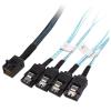 imageCable Matters Internal Mini SAS HD to SATA Cable 33 Feet 1m SFF8643 to SATA Forward Breakout