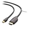 imageCable Matters Mini DisplayPort to HDTV Cable in Black 25 Feet  Thunderbolt and Thunderbolt 2 Port CompatibleBlack