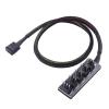 imageCable Matters PC Case PWM Fan Hub PC Fan Hub 1to5 Way PWM Splitter with 16Inch Cable