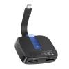 imageCable Matters Portable 8K or Dual 4K 60Hz USB C to Dual DisplayPort Adapter Foldable Thunderbolt to 2X DisplayPort Adapter  Does NOT Supports Dual Displays on macOS
