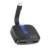 imageCable Matters Portable 8K or Dual 4K 60Hz USB C to HDMI and DisplayPort Adapter  Thunderbolt 4 and USB 4 Compatible for DELL XPS Surface Pro MacBook macOS only Supports one Extended Display