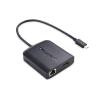 imageCable Matters USB C Hub with HDMI 4K60Hz 100W Charging Gigabit Ethernet and 3X USB in Black  USBC and Thunderbolt 4  USB4  Thunderbolt 3 Port Compatible with Surface Pro MacBook Pro Dell XPSBlack
