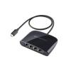 imageCable Matters USB C to 4Port Gigabit Ethernet Switch for Network Sharing on The Move Thunderbolt Ethernet Splitter USB C Gigabit Switch Compatible with Thunderbolt 54