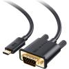 imageCable Matters USB C to VGA Cable USBC to VGA Cable 6 ft  Thunderbolt 4  USB4  Thunderbolt 3 Port Compatible with MacBook Pro Dell XPS 13 15 HP Spectre x360 Surface Pro Yoga 910 and MoreBlack