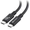 imageCable Matters USBIF Certified 20Gbps USB 4 Cable  66ft Supports Up to 8K30Hz  4K120Hz Video 240W Charging 20Gbps Data Transfer USB4 Cable Compatible with Thunderbolt 4 MacBook XPS66 Feet