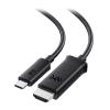 imageCable Matters Unidirectional USB C to HDMI Cable  6ft 4K60Hz  2K144Hz USBC to HDMI Cable Thunderbolt 4  USB4 Compatible with iPhone 1615 Pro Max Plus MacBook Pro XPS 13 Surface ProBlack