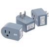 imageETL Listed Cable Matters 3Pack Grounded Outlet Switch with ON Off Plug Switch ON Off Single Outlet Adapter ONOff BlackGrey