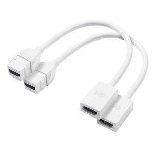 imageCable Matters 2Pack 48Gbps HDMI 21 Keystone Pigtail Cable  8 Inches Supports 8K60Hz 4K240Hz and HDR 8K HDMI Keystone Pigtail Adapter
