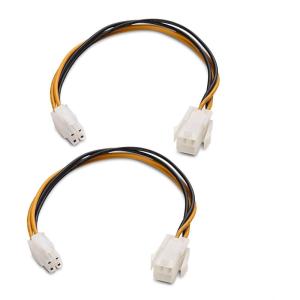 imageCable Matters 2Pack ATX Power Supply 4Pin CPU Extension Cable  8 Inches
