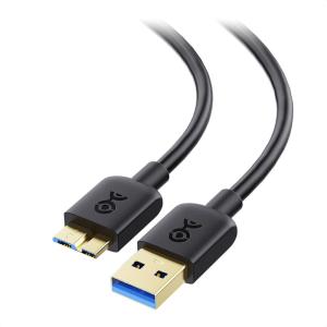 imageCable Matters 2Pack Micro USB 30 Cable  6ft External Hard Drive Cable USB to USBMicro B Cord Compatible with Seagate LaCie Toshiba Samsung Western DigitalWD External Hard Drive BlackBlack