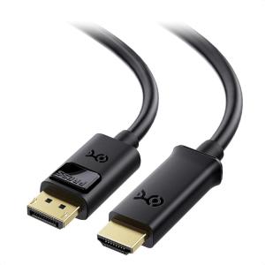 imageCable Matters 2Pack Unidirectional DisplayPort to HDMI Cable  6ft GoldPlated DP to HDMI Cable Display Port to HDTVMonitorProjector Conversion Cord6 Feet