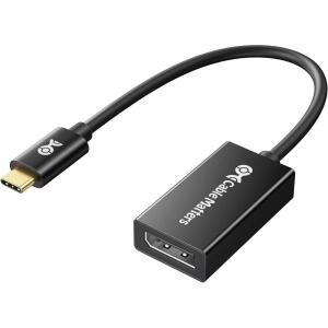 imageCable Matters 324Gbps Unidirectional USB C to DisplayPort 14 Adapter 4K240hz 8K60hz and HDR Support  Thunderbolt 4  USB4 Compatible with iPad Pro iPhone 1615 Pro MacBook Pro XPS Surface